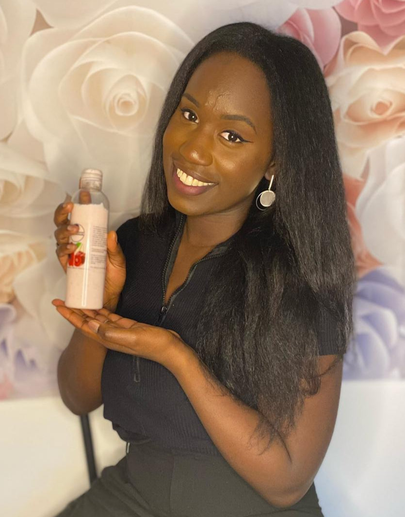 Apres shampoing demelant cerise hibiscus