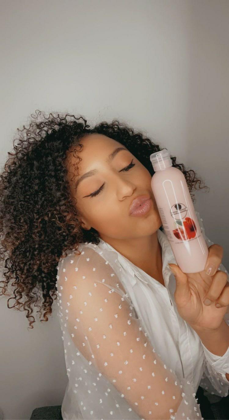 Apres shampoing demelant cerise hibiscus