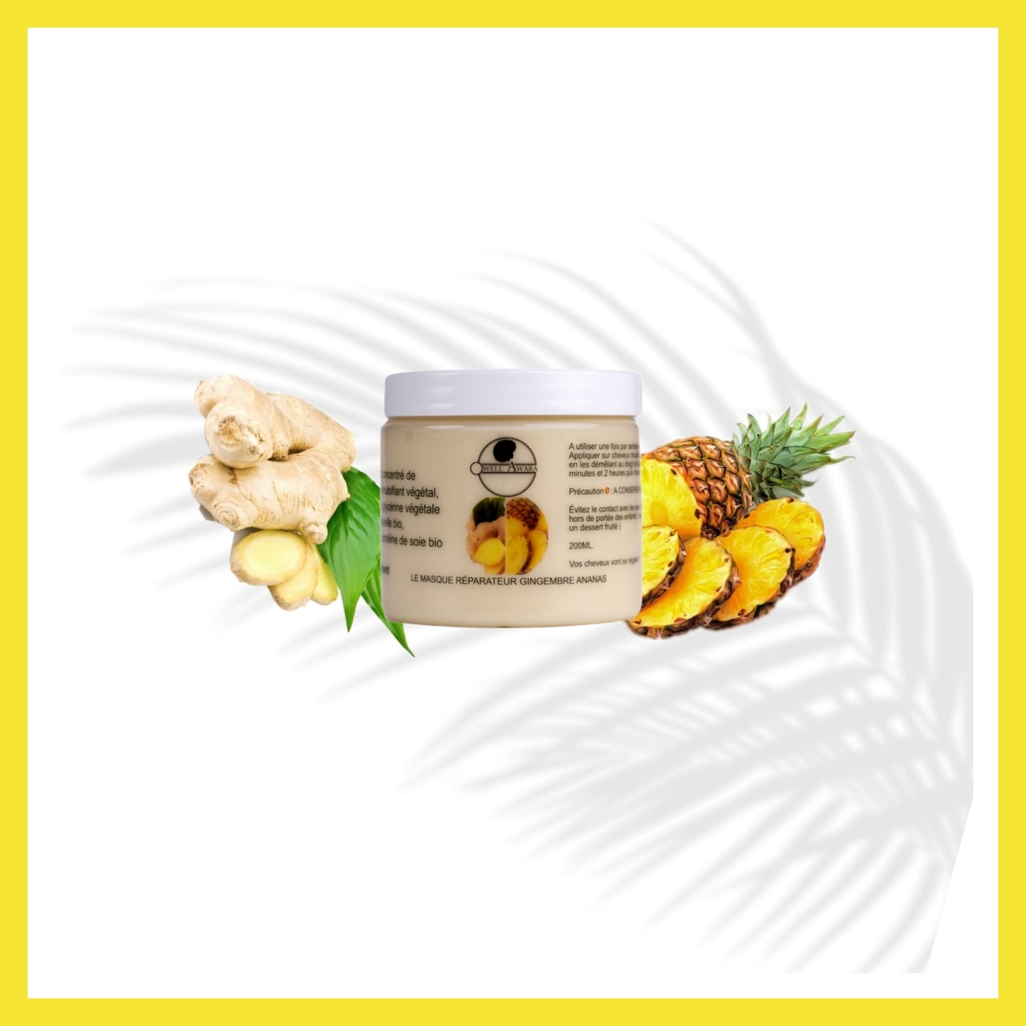 Masque réparateur gingembre ananas